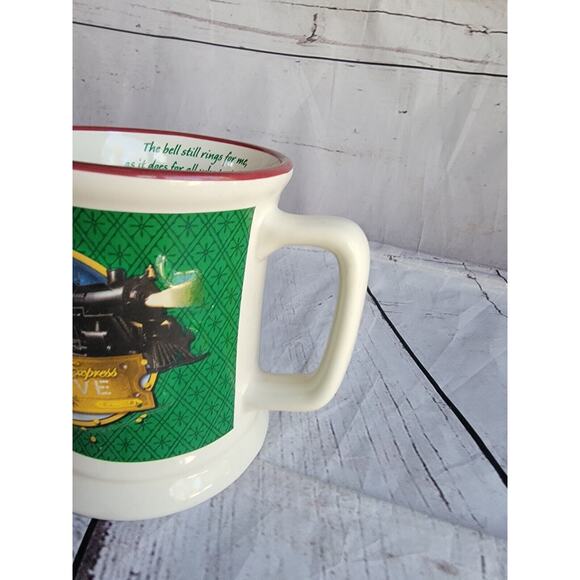 Warner Bros The Polar Express 3D Embossed "Believe" Hot Chocolate Coffee Mug - Picture 9 of 9
